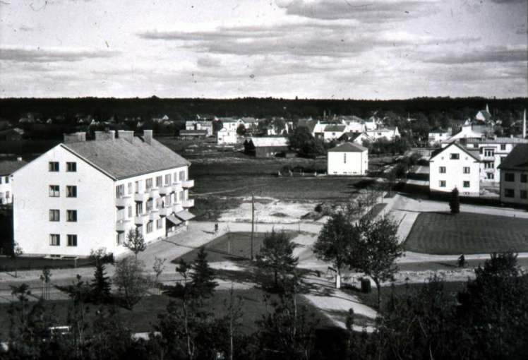31. Drottninggatan från Realskolan fd. Kungshögsskolan 1940-tal, Foto Ove Norrman (FILEminimizer)