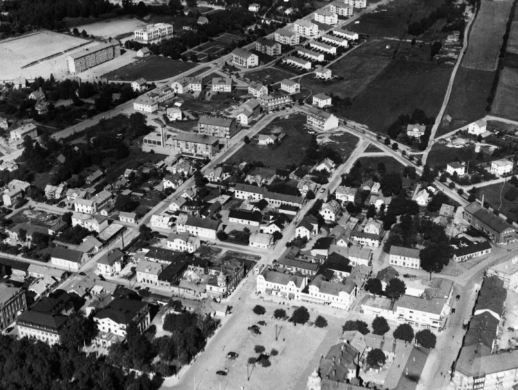 Ljungby Stads, Flygbild, År 1951 HC.3.40.4 (FILEminimizer)